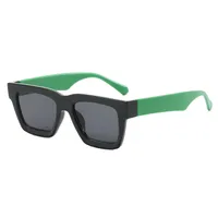 Simple Style Color Block Solid Color Pc Square Full Frame Women's Sunglasses sku image 1