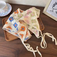 Women's Romantic Pastoral Flower Cloth Knit Braid Hollow Out 1 Piece main image 1