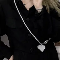 Sweet Cool Style Heart Shape Imitation Pearl Beaded Women's Chain Belts main image 4