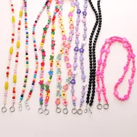 IG Style Pastoral Star Flower Butterfly Beaded Chain Mobile Phone Chain main image 1
