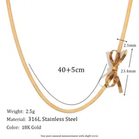 Modern Style Simple Style Bow Knot Copper Handmade Plating 18k Gold Plated Jewelry Set sku image 32
