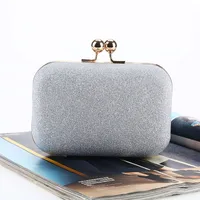 Simple Dinner Bag Handmade Shining Evening Bag Wedding Banquet Clutch sku image 3