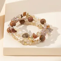 Ethnic Style Simple Style Color Block Glass Beaded Women's Bracelets sku image 1