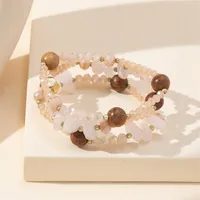 Ethnic Style Simple Style Color Block Glass Beaded Women's Bracelets sku image 2