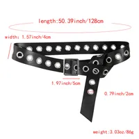 Simple Style Commute Solid Color Pu Leather Belt Buckle Women's Leather Belts main image 6