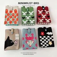 Women's Polyester Cartoon Flower Streetwear Lock Clasp Phone Wallets main image 3