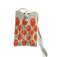 Women's Polyester Cartoon Flower Streetwear Lock Clasp Phone Wallets main image 5