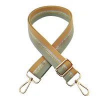 Polyester Cotton Color Block Stripe Bag Strap main image 2