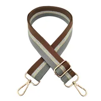 Polyester Cotton Color Block Stripe Bag Strap main image 3