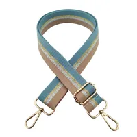 Polyester Cotton Color Block Stripe Bag Strap main image 5