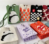 Women's Polyester Cartoon Flower Streetwear Lock Clasp Phone Wallets main image 1