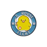 Cartoon Style Cute Animal Cartoon Frog Alloy Stamping Stoving Varnish Plating Unisex Cartoon Pinback Badge Brooches Collar Pin sku image 85