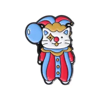 Cartoon Style Cute Animal Cartoon Frog Alloy Stamping Stoving Varnish Plating Unisex Cartoon Pinback Badge Brooches Collar Pin sku image 79