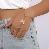 Retro Creative Diamond-studded Alloy Scorpion Arm Ring Wholesale Nihaowholesale sku image 2