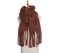 Women's Simple Style Solid Color Polyester Scarf sku image 9