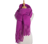 Women's Simple Style Solid Color Polyester Scarf sku image 16