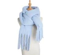 Women's Simple Style Solid Color Polyester Scarf sku image 5