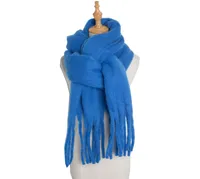 Women's Simple Style Solid Color Polyester Scarf sku image 12
