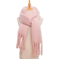 Women's Simple Style Solid Color Polyester Scarf sku image 18