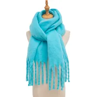 Women's Simple Style Solid Color Polyester Scarf sku image 22