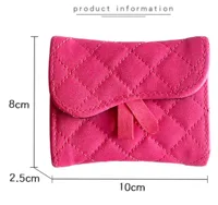 Unisex Solid Color Pu Leather Hidden Buckle Card Holders main image 5