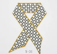 Women's Simple Style Classic Style Color Block Polyester Printing Silk Scarf sku image 1