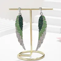 Retro Lady Novelty Wings Plating Alloy Artificial Gemstones Earrings main image 6