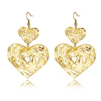 1 Pair Simple Style Classic Style Flower Plating 304 Stainless Steel 304 Stainless Steel 14K Gold Plated Drop Earrings main image 5