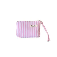 Women's Stripe Canvas Zipper Wallets main image 5