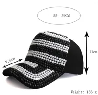Women's Basic Color Block Wide Eaves Baseball Cap main image 6