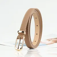Cute Sweet Simple Style Solid Color Pu Leather Alloy Plating Women's Leather Belts sku image 8
