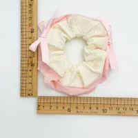 Women's Sweet Color Block Cloth Printing Hair Tie main image 3