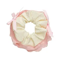 Women's Sweet Color Block Cloth Printing Hair Tie main image 2
