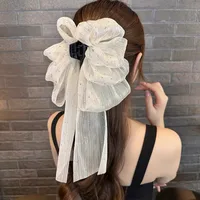 Women's Simple Style Classic Style Bow Knot Plastic Gauze Hair Claws main image 3