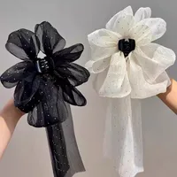 Women's Simple Style Classic Style Bow Knot Plastic Gauze Hair Claws main image 5