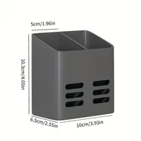 Home Bathroom Cosmetic Shelf, Wall-Mounted Bathroom Toothpaste Comb Storage Shaver Rack main image 3