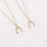 Sterling Silver 14K Gold Plated White Gold Plated Elegant Romantic Plating Inlay Solid Color Zircon Pendant Necklace main image 2