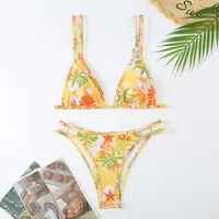 Women's Ditsy Floral 2 Pieces Set Bikinis Swimwear sku image 12