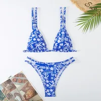 Women's Ditsy Floral 2 Pieces Set Bikinis Swimwear sku image 5