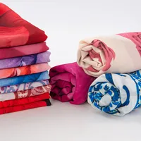 Women's Retro Simple Style Digital Printing Chiffon Scarf main image 2