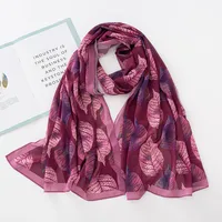 Women's Retro Simple Style Digital Printing Chiffon Scarf sku image 11
