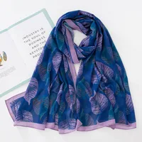 Women's Retro Simple Style Digital Printing Chiffon Scarf sku image 33