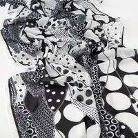 Women's Retro Simple Style Digital Printing Chiffon Scarf sku image 12