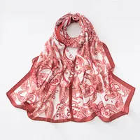 Women's Retro Simple Style Digital Printing Chiffon Scarf sku image 21