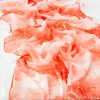 Women's Retro Simple Style Digital Printing Chiffon Scarf sku image 36
