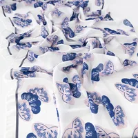Women's Retro Simple Style Digital Printing Chiffon Scarf sku image 15