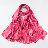 Women's Retro Simple Style Digital Printing Chiffon Scarf sku image 20
