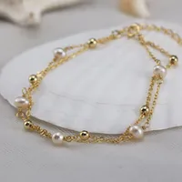 925 Sterling Silver Freshwater Pearl Bracelets Elegant main image 1