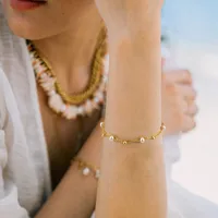 925 Sterling Silver Freshwater Pearl Bracelets Elegant main image 3