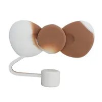 Cute Bow Knot Silica Gel Straw Decorative Cap 1 Piece sku image 8